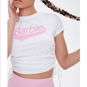 Barbie x Forever 21 white t
